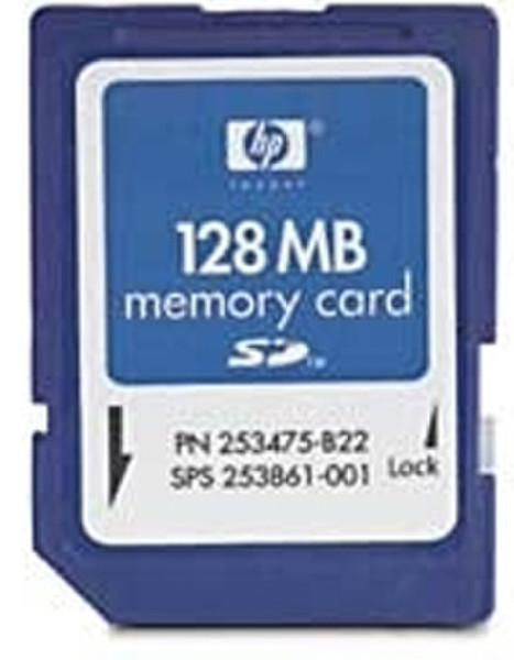 HP FA135A 0.125GB SD memory card