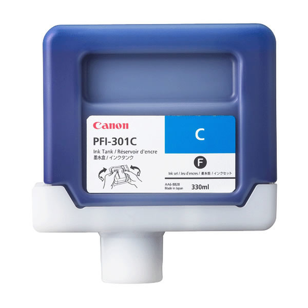 Canon PFI-301C Cyan ink cartridge