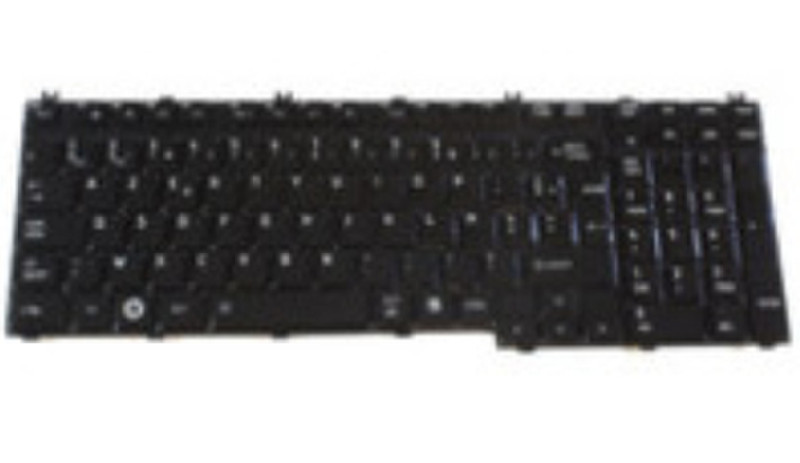Toshiba A000039280 AZERTY Französisch Schwarz Tastatur