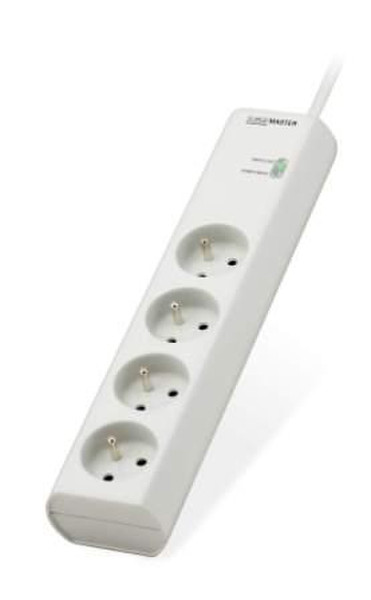 Belkin 4-Socket SurgeMaster 4розетка(и) 250В 2м Белый сетевой фильтр