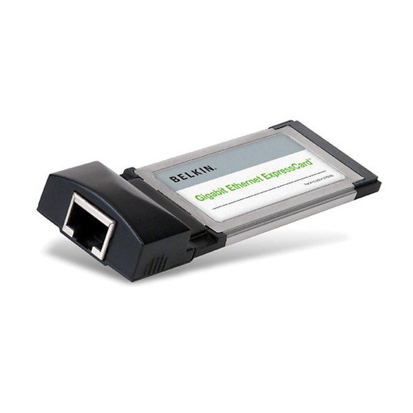 Belkin Gigabit Ethernet ExpressCard Eingebaut 1000Mbit/s Netzwerkkarte