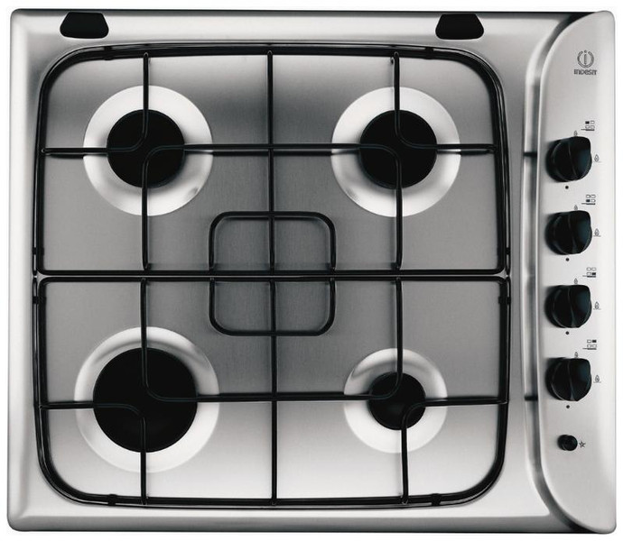 Indesit PI 640 AS IX Tabletop Gas hob Stainless steel