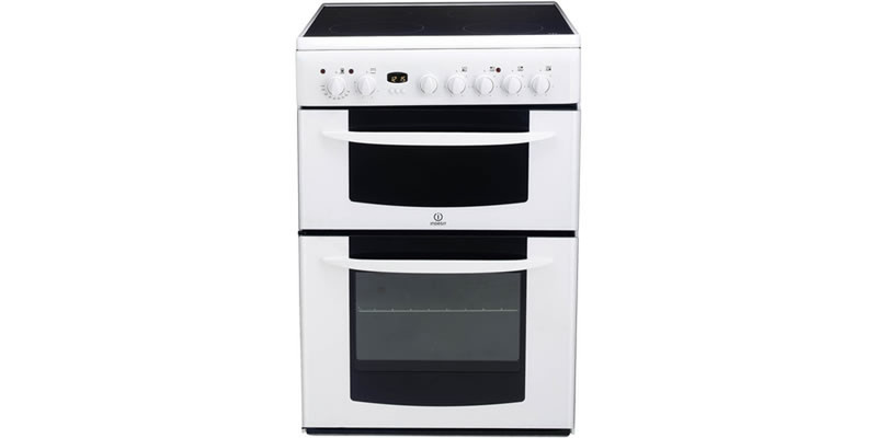 Indesit KD6C35W Freestanding Gas hob White cooker