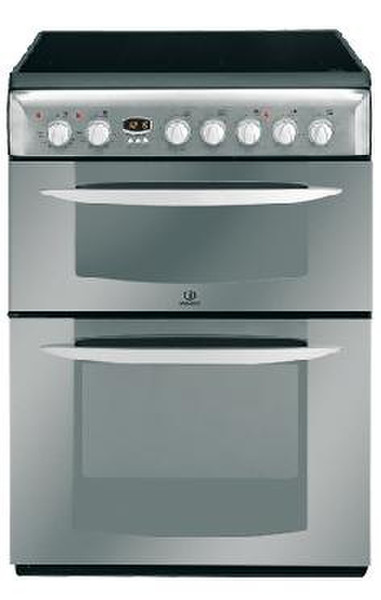 Indesit KD6C35X Отдельностоящий Gas hob Нержавеющая сталь кухонная плита