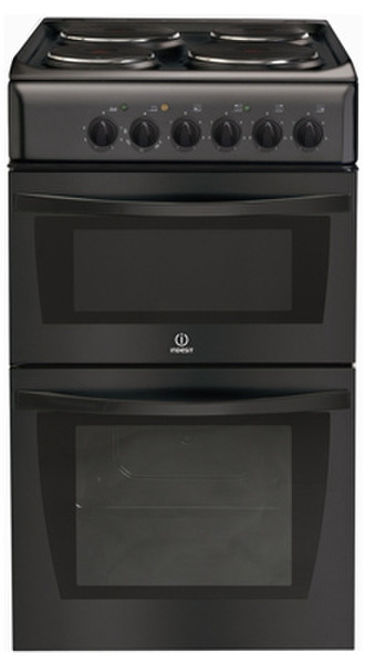 Indesit KD3E1AIR Freestanding Gas hob Black cooker