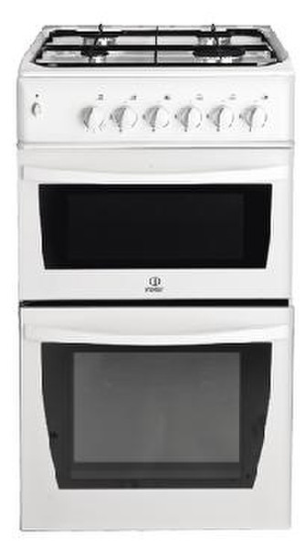 Indesit KD3G2SWIR Freestanding Gas hob White cooker