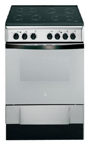 Indesit K6C320XG Freestanding Gas hob Stainless steel cooker