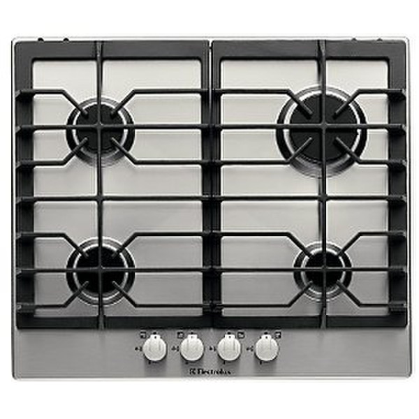 Electrolux EHG6832X Встроенный Нержавеющая сталь плита