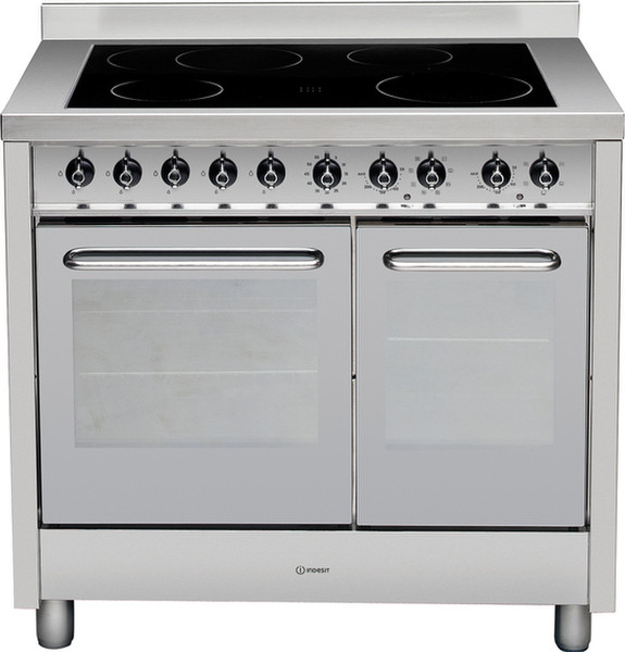 Indesit KP900CX Freestanding Gas hob Stainless steel cooker