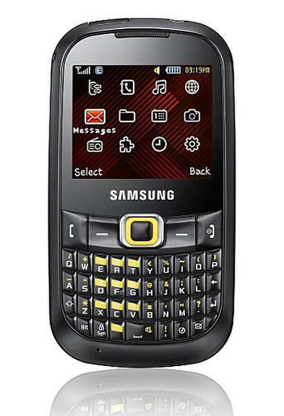 Telfort Samsung Corby TXT Prepaid Одна SIM-карта Черный смартфон