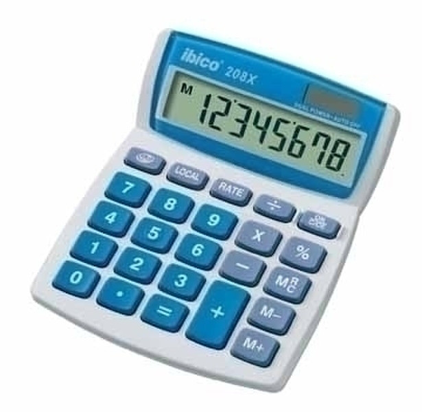 Ibico Calculator 208X Desktop Einfacher Taschenrechner