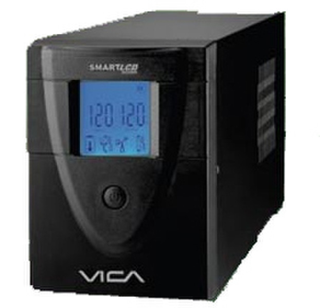 Vica Smart LCD 1600 1600VA Black uninterruptible power supply (UPS)