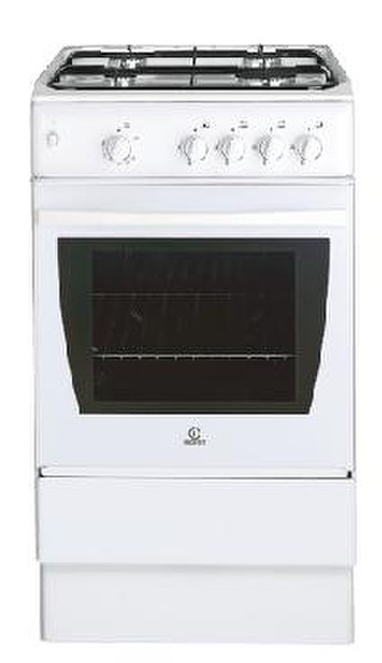 Indesit K3G2SWG Freestanding Gas hob White cooker