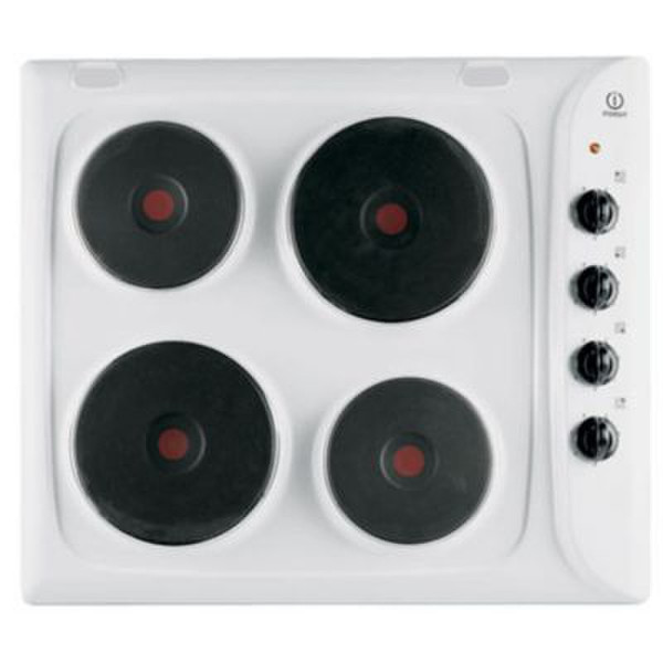 Indesit PI 604 WH Tabletop Electric hob White