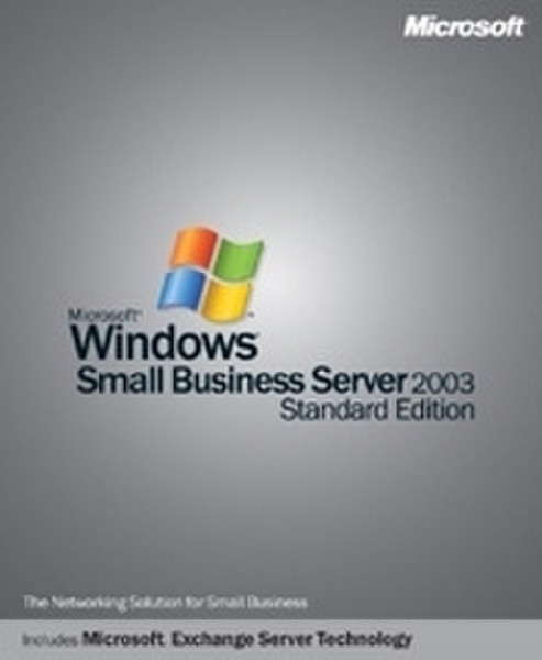 Microsoft Windows Small Business ServerStandard 2003 R2 German