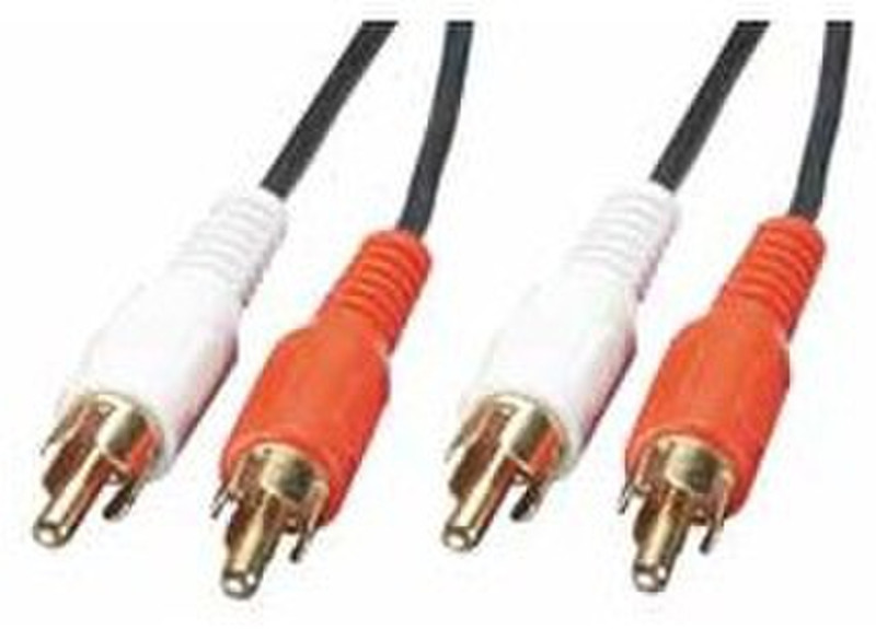 Lindy 35476 20м 2 x RCA 2 x RCA Черный аудио кабель