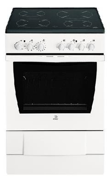 Indesit K6C320WG Freestanding Gas hob White cooker