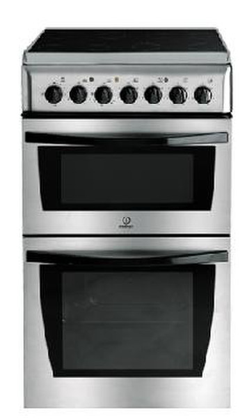 Indesit KD3C11XG Freestanding Gas hob Stainless steel cooker