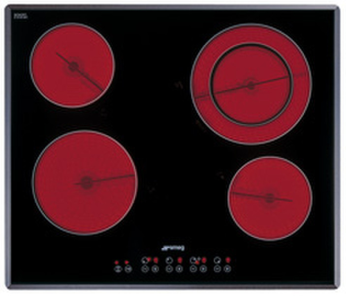 Smeg SE2641TC1 Встроенный Induction hob Черный плита