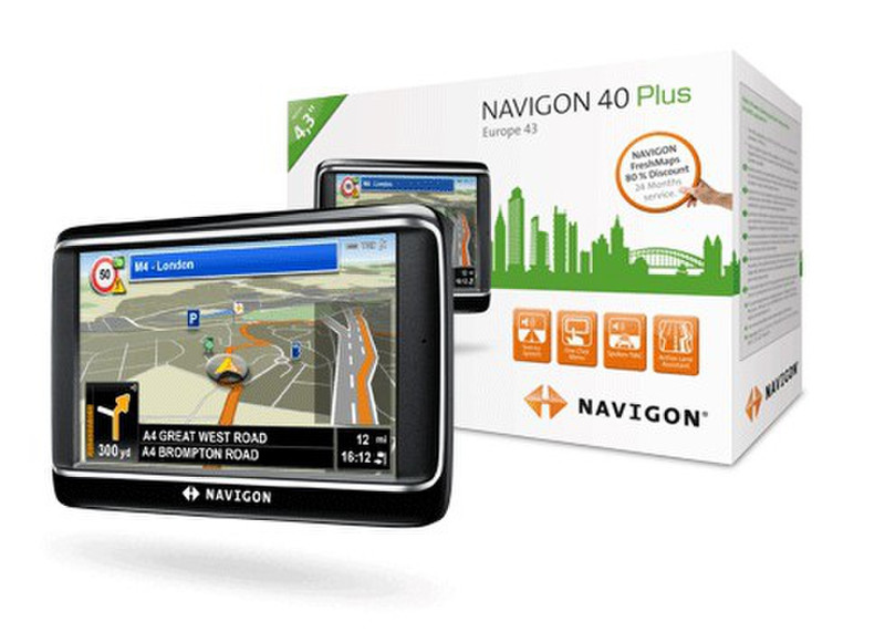 Navigon 40 Plus Фиксированный 4.3