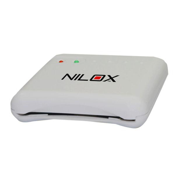 Nilox 10NXCR12SM001 USB 2.0 White card reader