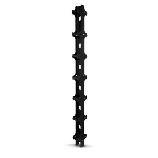 Belkin Double-Sided 7' Vertical Cable Manager Black cable clamp