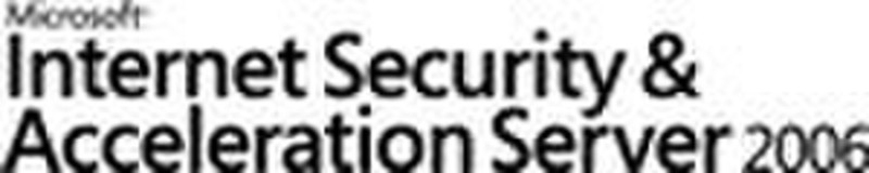 Microsoft Internet Security and Acceleration Server 2006, DE, CD, 1CPU 1Benutzer