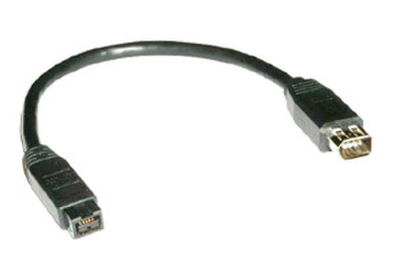 Lindy 70397 Black firewire cable