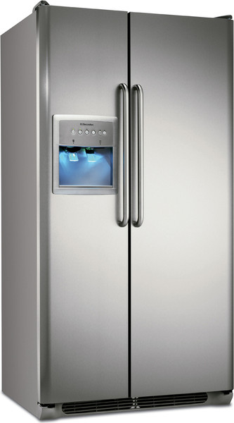 Electrolux ERL6297XS1 freestanding Silver side-by-side refrigerator