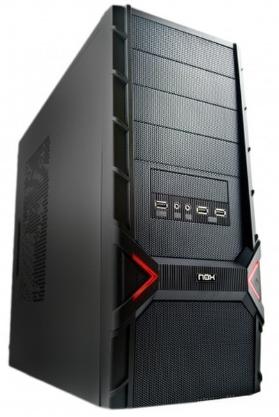 NOX NX-2 Midi-Tower Black computer case