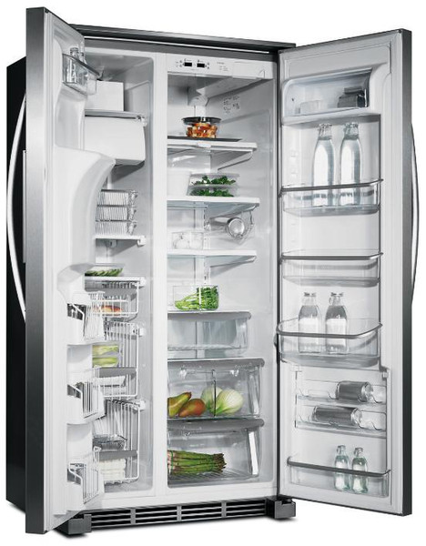 Electrolux ERL6298XX1 freestanding Stainless steel side-by-side refrigerator