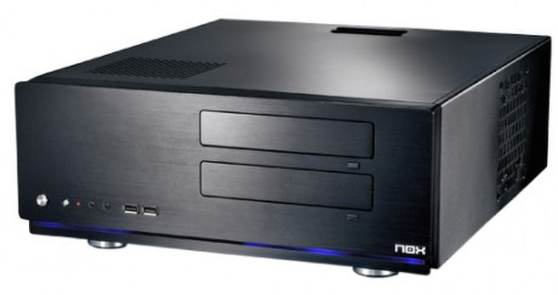 NOX Media II HTPC Schwarz Computer-Gehäuse