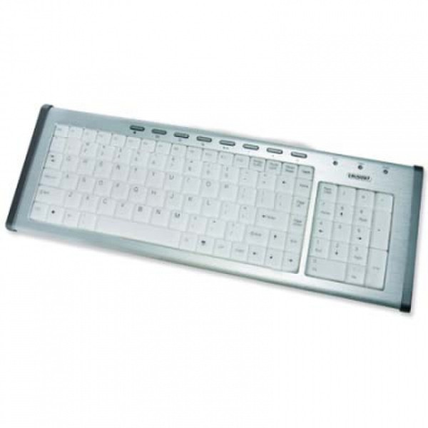 Eminent EM3113 USB QWERTY Silber Tastatur