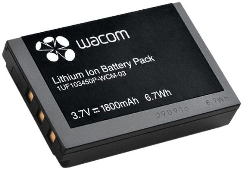 Wacom Intuos4 Wireless tablet battery Lithium-Ion (Li-Ion) 1800mAh 3.7V rechargeable battery