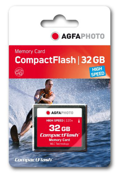 AgfaPhoto 32GB Compact Flash Card 32GB CompactFlash memory card