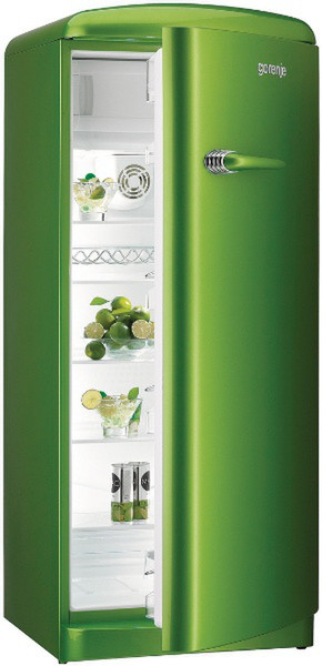 Gorenje RB6288OGR freestanding 271L Green combi-fridge