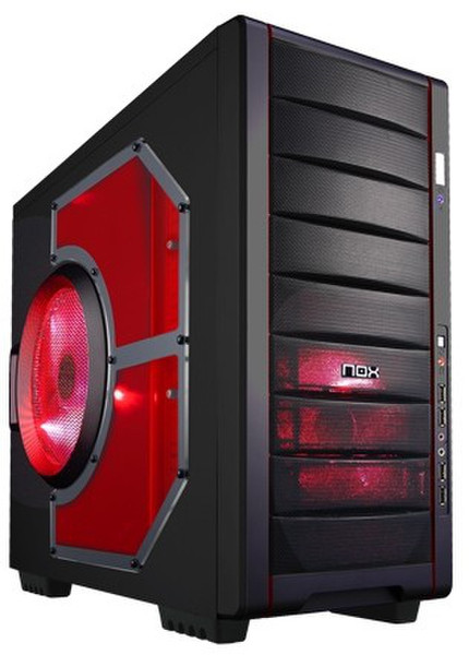 NOX Coolbay Devil Edition Midi-Tower Black computer case
