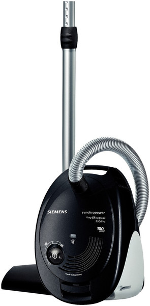 Siemens VS06G2510 Cylinder vacuum cleaner 4L 2500W Black vacuum