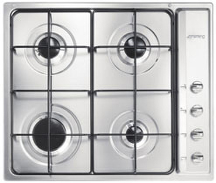 Smeg SE64NX3 Встроенный Gas hob Нержавеющая сталь плита