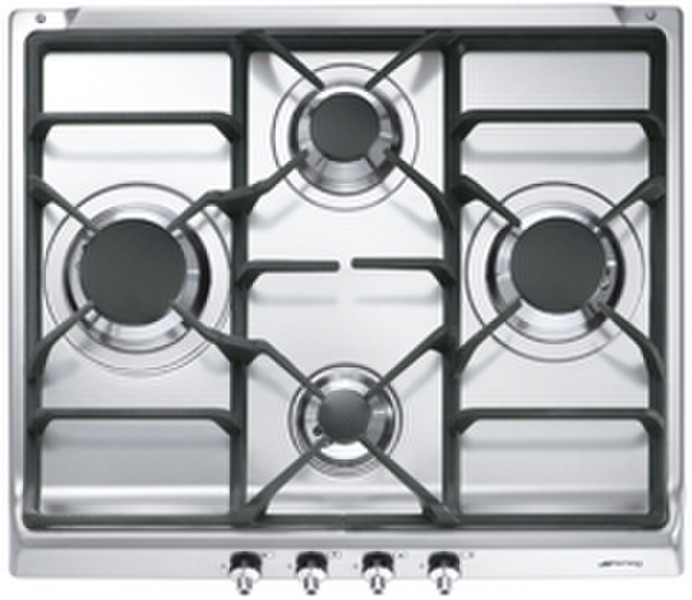 Smeg SE60SGH3 Встроенный Gas hob Нержавеющая сталь плита