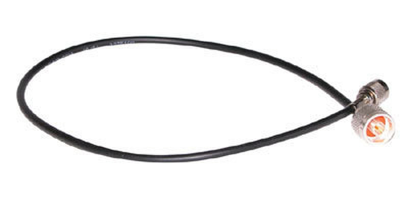 SMC 0.6m, RP-SMA/N 0.6м Черный сигнальный кабель