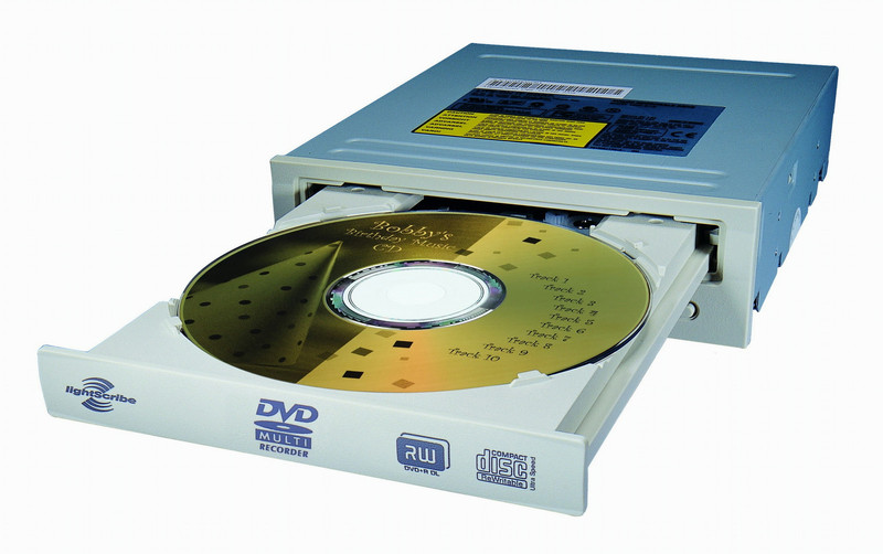 Lite-On 16x8x8x /16x6x4x /5X/16x/ + 48x24x48x Super AllWrite Internal White optical disc drive