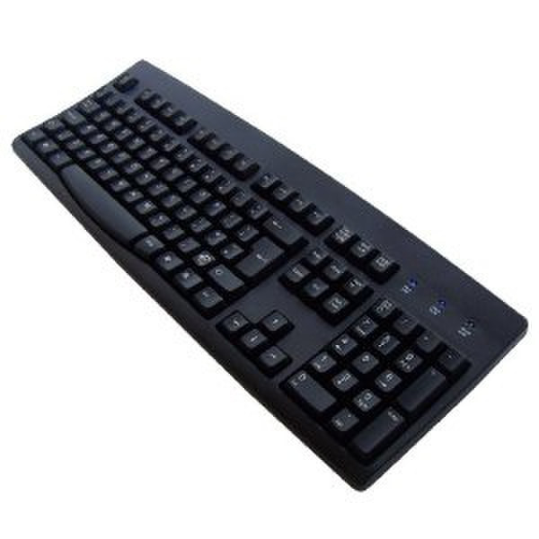 Ceratech KYBAC260UP-BKCY USB+PS/2 QWERTY Black keyboard