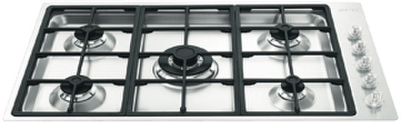 Smeg PGF95FSC3 built-in Gas hob Stainless steel hob