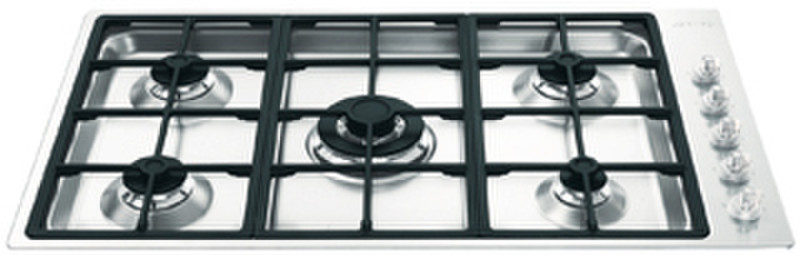 Smeg PGF95SC3 Встроенный Gas hob Нержавеющая сталь плита