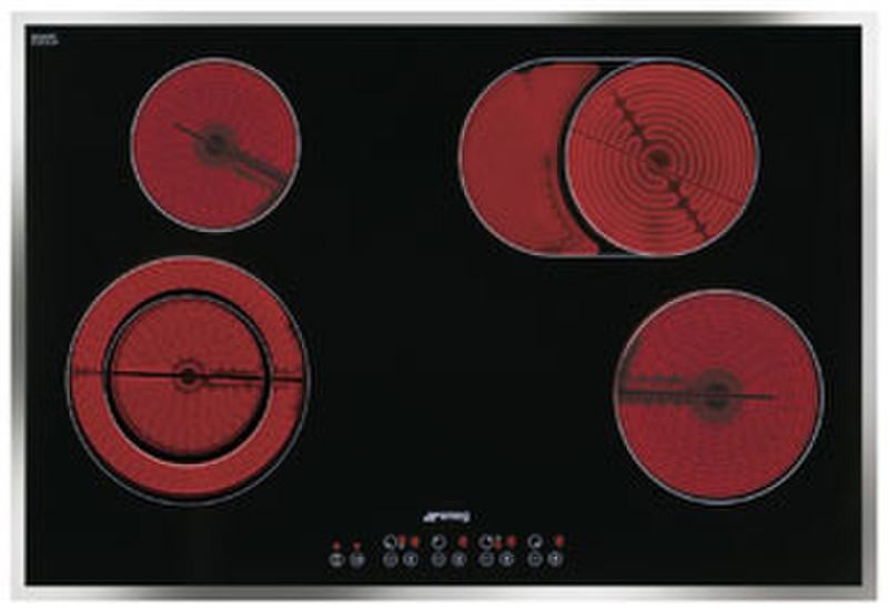 Smeg SE2772CX built-in Induction hob Black hob