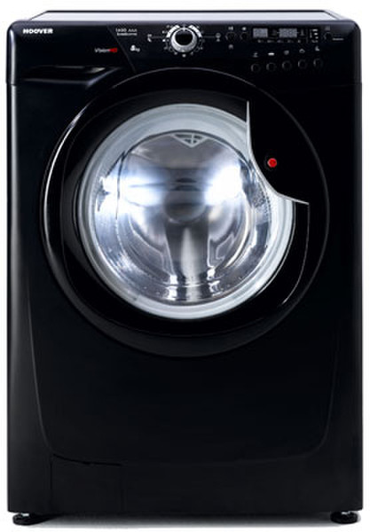 Hoover VisionHD 8 Отдельностоящий Фронтальная загрузка 8кг 1400об/мин A+ Черный стиральная машина