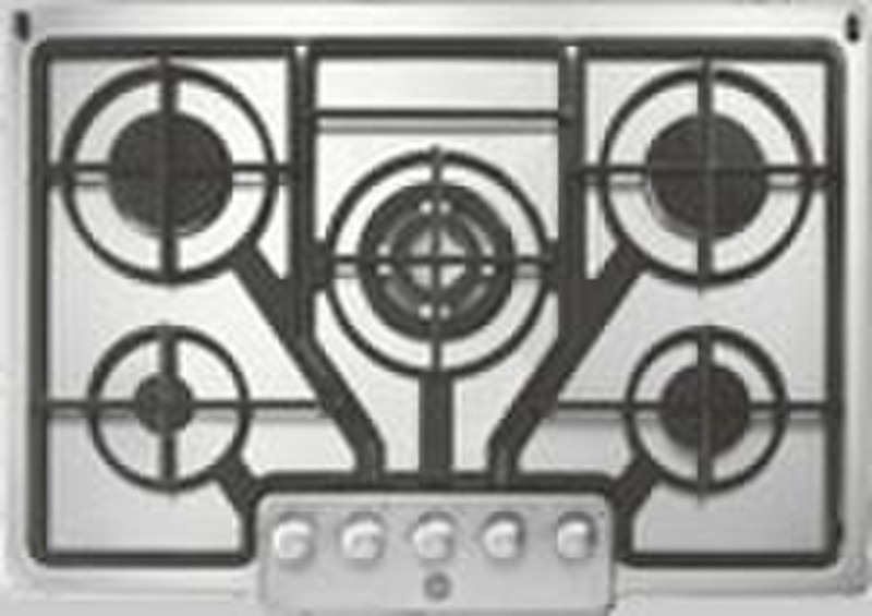Hoover HGQ 750 GH built-in Gas hob Stainless steel