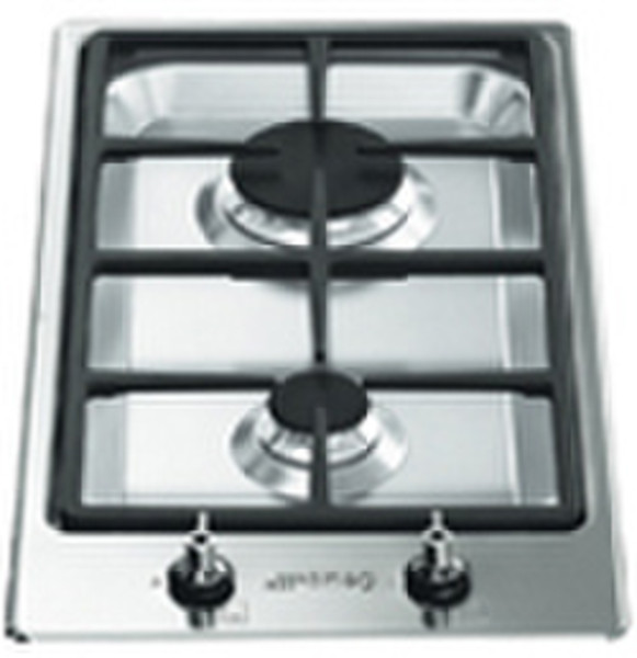 Smeg PDXS30R-1 built-in Gas hob Stainless steel hob