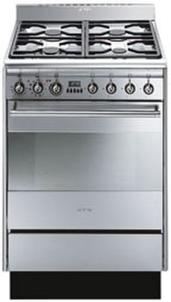 Smeg SUK61MPX5 Freestanding Gas hob Stainless steel cooker